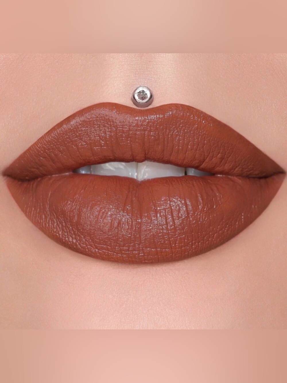 JEFFREE STAR MAN DOWN VELVET TRAP Lipstick in Warm Brown - NIB